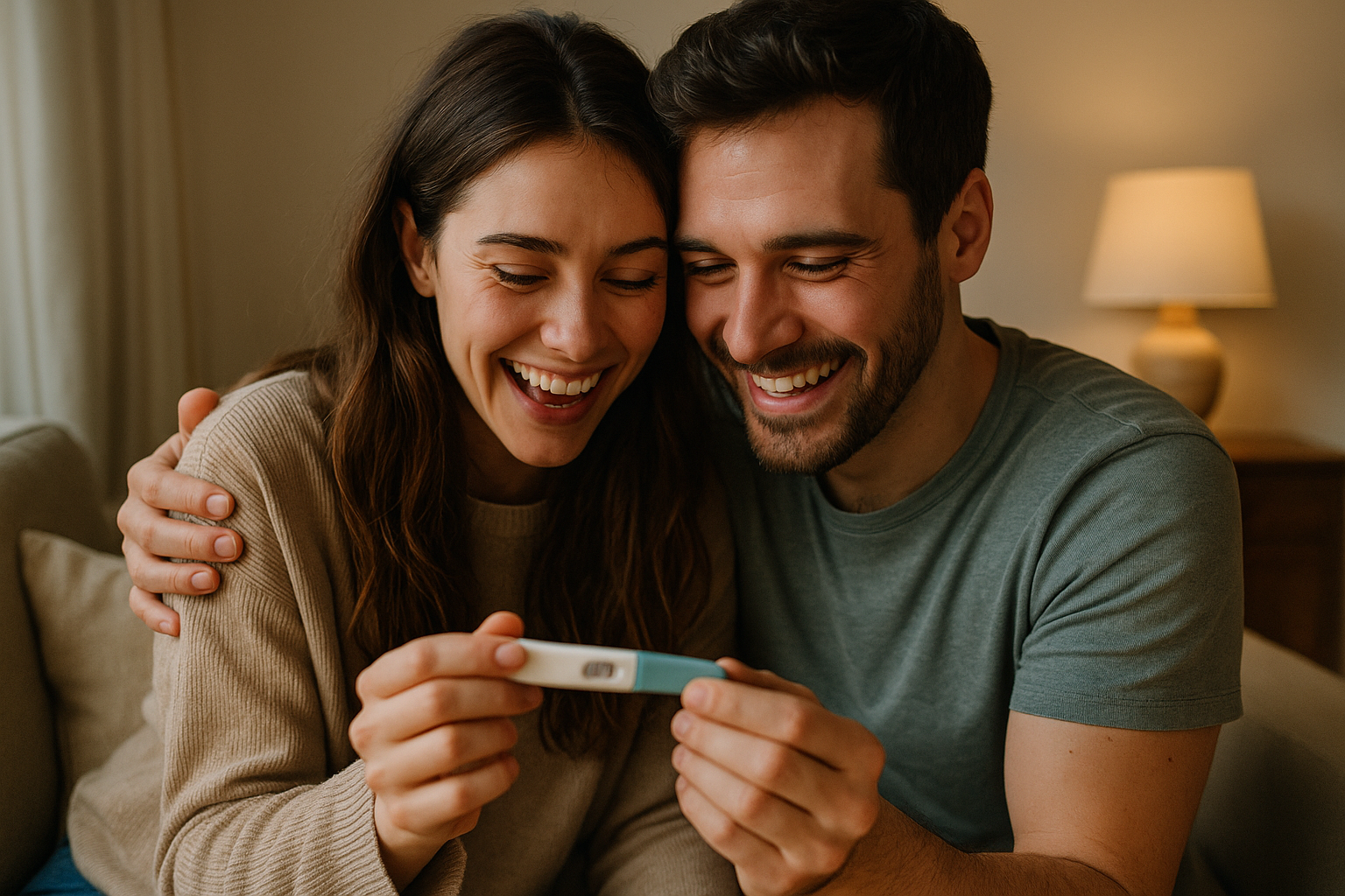 homme et femme apprenant sa grossesse